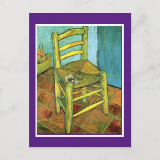 Carte Postale La Chaise de Van Gogh, Beaux-Arts, (Devant)