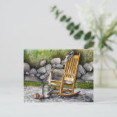 Carte Postale La chaise Rocking (Debout devant)