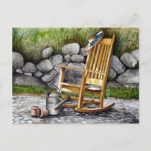 Carte Postale La chaise Rocking (Devant)