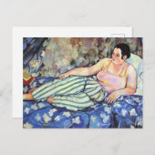 Carte Postale La Chambre Bleue De Suzanne Valadon (Devant / Derrière)