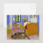 Carte Postale la chambre de Van Gatto (Devant / Derrière)