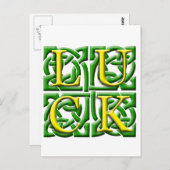 Carte Postale La Chance Des Irlandais (Devant / Derrière)