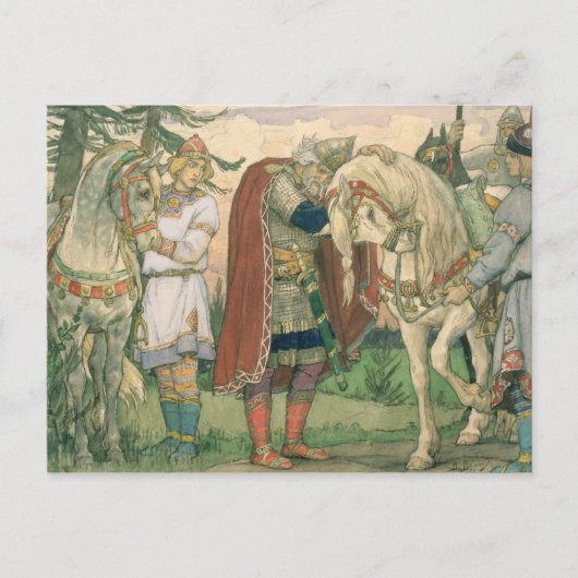 Carte Postale La Chanson du Prince Oleg, 1899 (Devant)