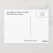 Carte Postale La chapelle de Callaway (Dos)