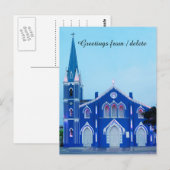 Carte Postale La chapelle de Père Noël Barbara (Devant / Derrière)