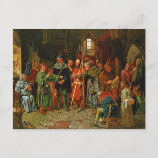 Carte Postale La charge de la canneberge à la montre (Devant)