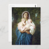 Carte Postale La Charité par William-Adolphe Bouguereau (Devant / Derrière)