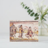 Carte Postale La chasse, 1579 (Debout devant)