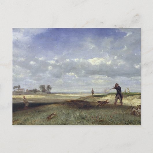 Carte Postale La chasse, 1847 (Devant)