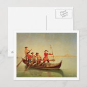 Carte Postale La chasse au canard (Devant / Derrière)