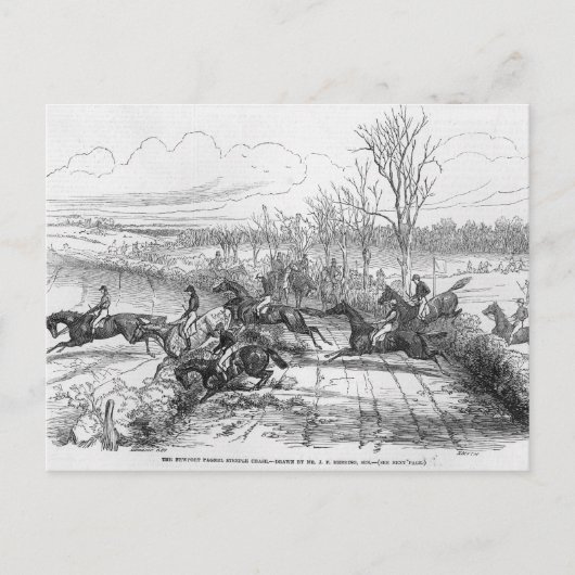 Carte Postale La chasse aux voleurs du pagnel Newport (Devant)
