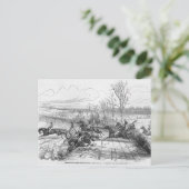 Carte Postale La chasse aux voleurs du pagnel Newport (Debout devant)