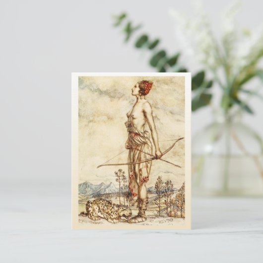 Carte Postale La Chasse Diana (Debout devant)