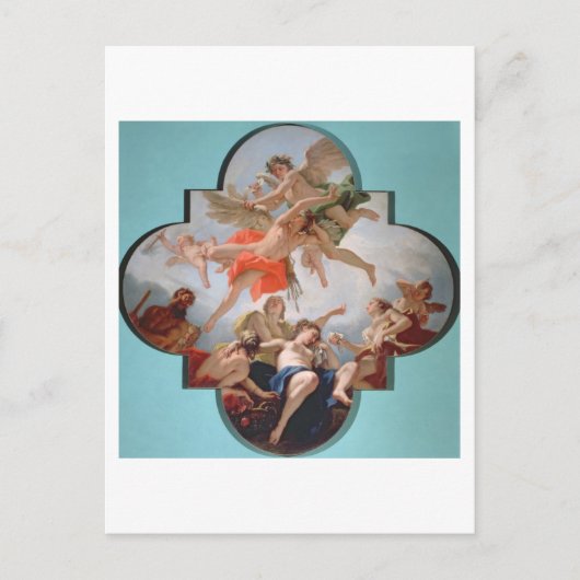 Carte Postale La Châtiment de Cupidon (huile sur toile) (Devant)