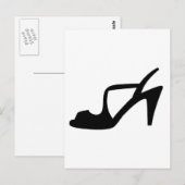 Carte Postale La chaussure de la femme (Devant / Derrière)