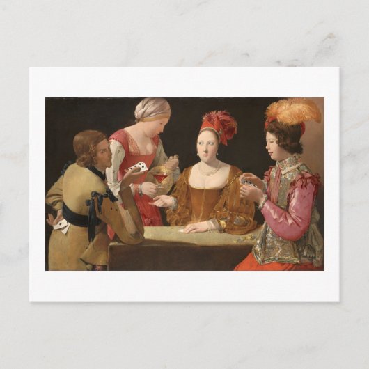 Carte Postale La Cheat avec l'As des Clubs, La Tour (Devant)