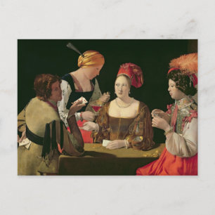 Carte Postale La Cheat avec l'As des Diamants