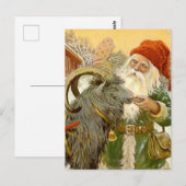 Carte Postale "La chèvre de traîneau" par Jenny Nystrom (Devant / Derrière)