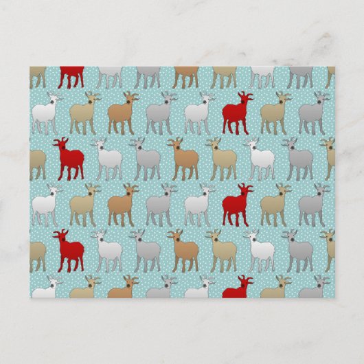 Carte Postale La chèvre rouge (Devant)