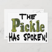 Carte Postale La chicelle parlée (Devant / Derrière)