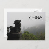 CARTE POSTALE LA CHINE (Devant / Derrière)