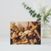 Carte Postale La chute de Giovanni Tiepolo-Christ en route pour (Debout devant)