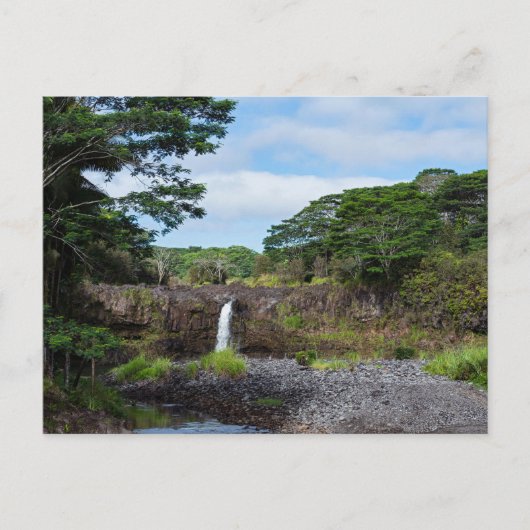 Carte Postale la chute de wai'ale dans le parc national du fleuv (Devant)