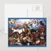 Carte Postale "La chute des anges rebelles" de Pieter Bruegel (Devant / Derrière)