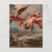 Carte Postale La chute d'Icarus (par Jacob Peter Gowy) (Devant)