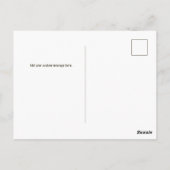 Carte Postale La chute du Merci de Thanksgiving Feuille (Dos)