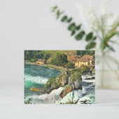 Carte Postale La chute du Rhin en Suisse (Debout devant)