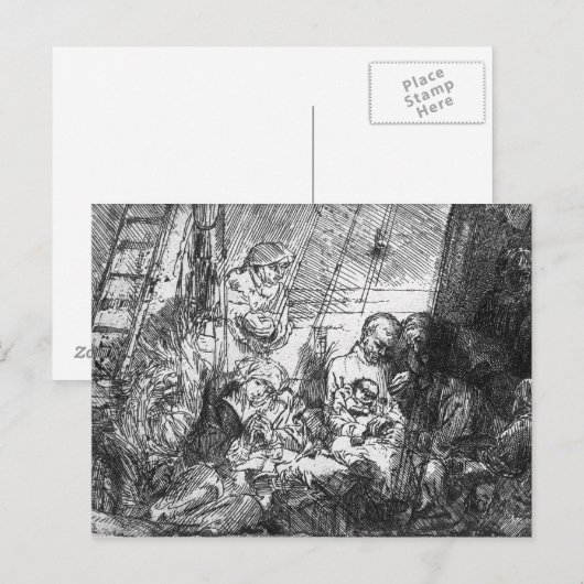 Carte Postale La circoncision, 1654 (Devant / Derrière)