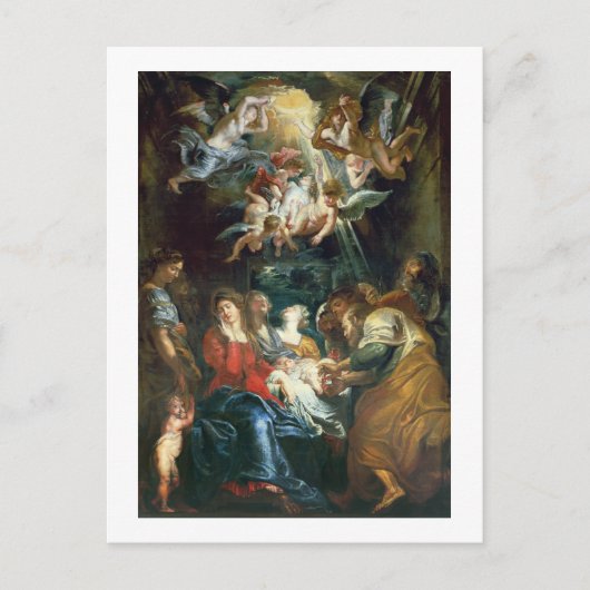 Carte Postale La circoncision, c.1605 (huile sur toile) (Devant)