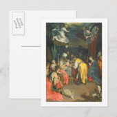 Carte Postale La circoncision du Christ, 1590 (huile sur toile) (Devant / Derrière)