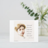 Carte Postale La citation des grands esprits d'Eleanor Roosevelt (Debout devant)