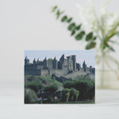 Carte Postale La Cite, Languedoc-Roussillon, Carcassonne, France (Debout devant)