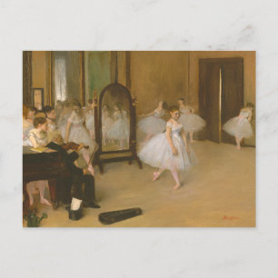 Carte Postale La classe de danse (1870) Edgar Degas