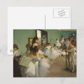 Carte Postale La Classe De Danse. Edgar Degas (Devant / Derrière)