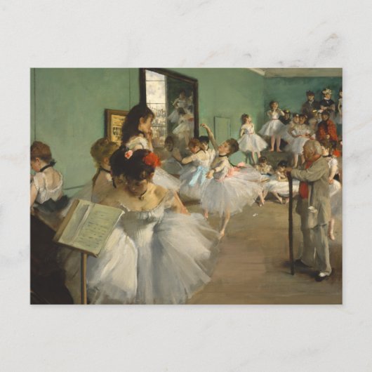 Carte Postale La Classe De Danse. Edgar Degas (Devant)