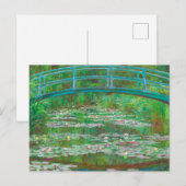 Carte Postale La Claude Monet de la passerelle japonaise (Devant / Derrière)