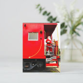 Carte Postale La Clause Santa Arrive Dans Le Train (Debout devant)