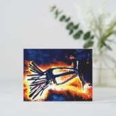 Carte Postale La Clavie. (Debout devant)