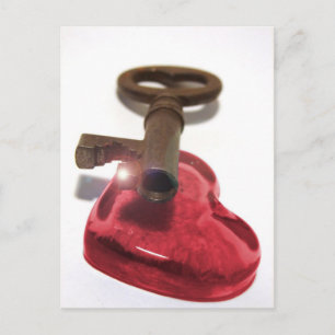 Carte Postale La clé de mon coeur...