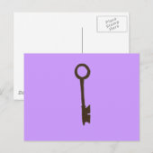Carte Postale La clé du squelette (Devant / Derrière)