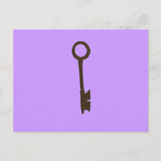 Carte Postale La clé du squelette