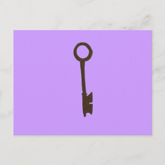 Carte Postale La clé du squelette (Devant)