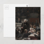 Carte Postale La clinique Gross de Thomas Eakins (Devant / Derrière)