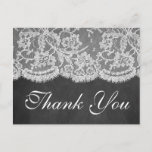 Carte Postale La collection de Mariages Chalkboard & Lace<br><div class="desc">La collection Chalkboard & dentelle est un design étonnant avec un bel arrière - plan effet Chalkboard avec une coupe en dentelle blanche vintage romantique. Ces cartes postales peuvent être personnalisées pour votre occasion spéciale et feraient le carte de remerciements parfait pour n'importe quel mariage, douche nuptiale, fête de fiançailles,...</div>