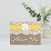 Carte Postale La collection de mariages de plage de sable jaune  (Debout devant)