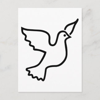 Carte Postale La colombe de la paix